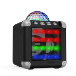 Mini enceinte sans fil disco Cube Mini CM-3 - Noir