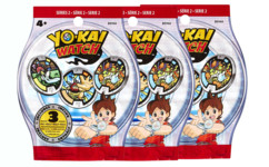3 sachets de 3 médailles Yo-Kai Watch