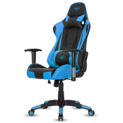 siège gaming pour PC avec lombaires et roulettes spirit of gamer Demon Bleu