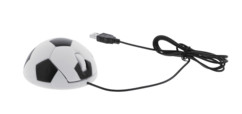 souris optique USB fun forme ballon football avec molette basic xl bxl-msfb100