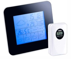 Station météo digitale avec prévisions 4 jours et hygromètre + Capteur Ext.