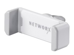 fixation pince pour smartphone jusqu'à 6 pouces sur grille de ventilation networx