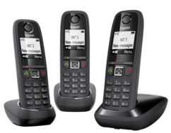 Téléphone fixe sans fil DECT Gigaset AS470 Trio - Noir