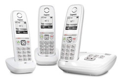 Téléphone fixe sans fil DECT Gigaset AS470A Trio - Avec répondeur - Blanc