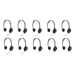 Lot de 10 casques audio filaires LX-911 par Skyfield.