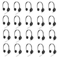 Lot de 20 casques audio filaires LX-911 par Skyfield.