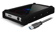 boitier disque dur sata 2.5 antichoc gaming avec eclairage led couleur rgb rvb usb 3.0 spirit of gamer sog rgb gaming safebox