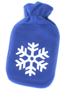 Bouillotte 1L avec housse en polaire