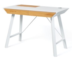 Bureau blanc mat Inter Link Everett.