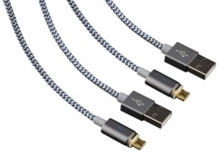 Lot de 2 câbles Micro USB à embout magnétique 1,2m