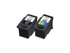 Cartouches d'encre CL-561 et PG-560 du Pack 560/561 de Canon.