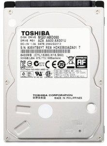 Disque dur 2,5'' Toshiba MQ01ABD050V - 500 Go