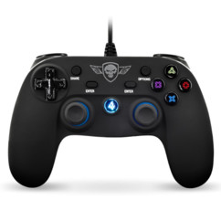 manette USB filaire pour PS4 playstation 4 sog spirit of gamer avec LED et bumper analogique