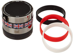 mini enceinte audio bluetooth et micro sd avec design modifiable dual dlaud03BT