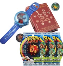 Montre à double projection Yo-Kai Watch Modèle U + Medallium + 6 Médailles