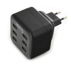 Multi-chargeur secteur avec 6 ports USB