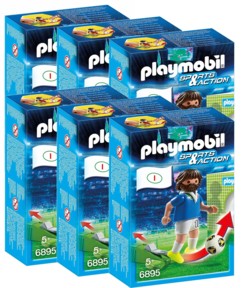 6 joueurs de foot Italie Playmobil Sports & Action