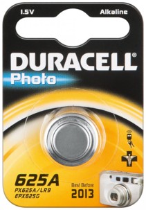 Duracell pile bouton LR9 / 625A