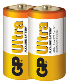 pack de 2 piles alcaline longue duree gep ultra format C lr14