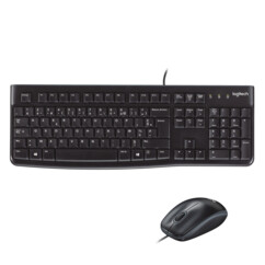 Pack clavier et souris filaires MK120 de la marque Logitech