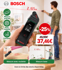 Télémètre laser avec adaptateur roulette
