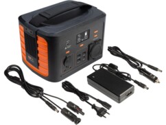 Station électrique portable 78000 mAh avec câble adaptateur compatible MC4 vers DC 6,5 mm, câble chargeur secteur, câble allume-cigare et pochette de rangement pour câbles de la marque Xtorm