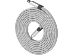 Câble USB-C vers USB-C Neat Cable coloris argent 1,5 m de la marque Function101