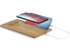 Organiseur de bureau avec chargeur sans fil de la marque MacWay