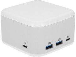 Station d'accueil USB-C 5 ports et chargeur secteur 100 W PowerDock - Blanc