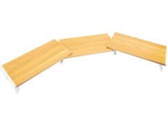 Support double en bois pour moniteur Dual Monitor Stand de la marque MacWay