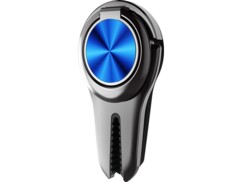 Support smartphone pour voiture 3 en 1 SKT-H01 avec anneau et pince - Bleu