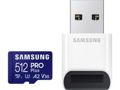 Carte MicroSD avec adaptateur USB PRO Plus - 512 Go
