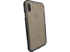 Coque avec bumper pour iPhone XS Max - Translucide / Noir