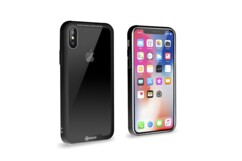 Coque de protection renforcée Roar Glassoul Airframe Cover pour iPhone X coloris transparent/noir de la marque MacWay