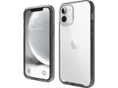 Coque de protection Hybryd Case pour iPhone 12 Mini - Noir/Transparent