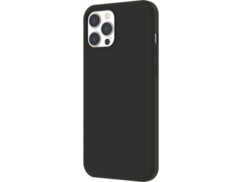 Coque en silicone magnétique pour iPhone 12 Pro Max - Noir