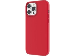 Coque en silicone magnétique pour iPhone 13 Pro Max - Rouge