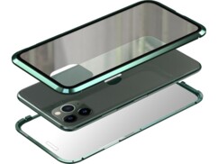 Coque de protection magnétique intégrale pour iPhone 11 Pro Max coloris bleu/vert de la marque Novodio