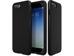 Coque pour iPhone 7 Plus LEVEL avec bumper - Noir