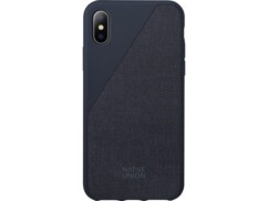 Coque pour iPhone XS Max Clic Canvas - Bleu marine