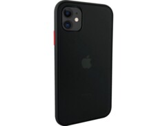 Coque rigide pour iPhone 11 - Noir translucide/Rouge