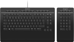 Clavier AZERTY Keyboard Pro avec pavé numérique sans fil