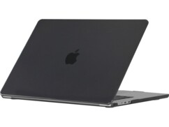 Coque pour MacBook Air 15" M2/M3/M4 2023/2024/2025 - Noir transparent