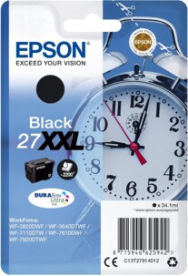 Cartouche d’encre noire 27XXL DURABrite Ultra
