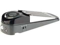 butoir de porte multifonction avec détecteur de mouvement, lumière LED et alarme