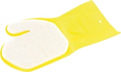 Gant de nettoyage avec éponge, spécial salle de bains - Gant droit