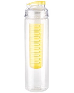 Gourde 0.8 L avec filtre pour herbes et fruits - Jaune