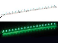 Réglette 18 LED vert 12 V