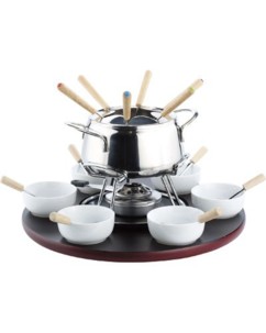Service à fondue 24 pièces et 6 personnes