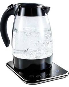Bouilloire en verre à température réglable 1,7 L